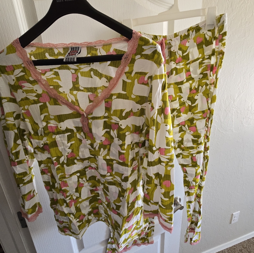 Scanty Clothing Rabbit Pajama Set